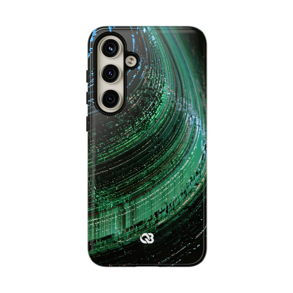 Orbital Data Stream · Tough Phone Case for Samsung · Green