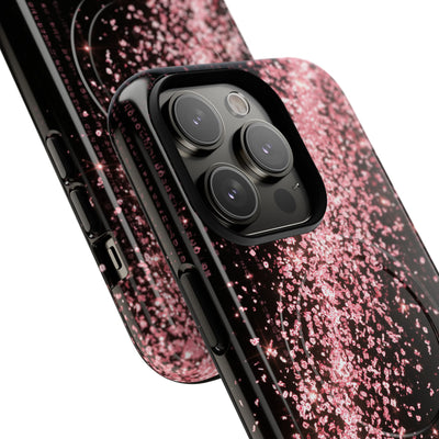 Rose Digital Cascade · Tough 2.0 Magnetic Phone Case for iPhone · Pink