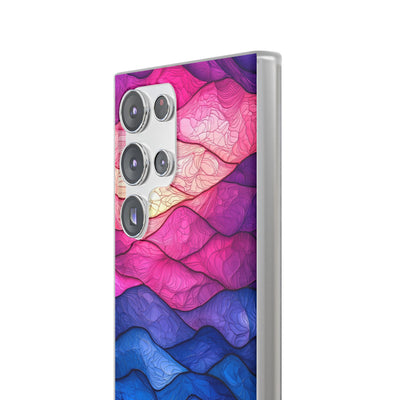 Electric Ridge Flow · Soft Phone Case for Samsung