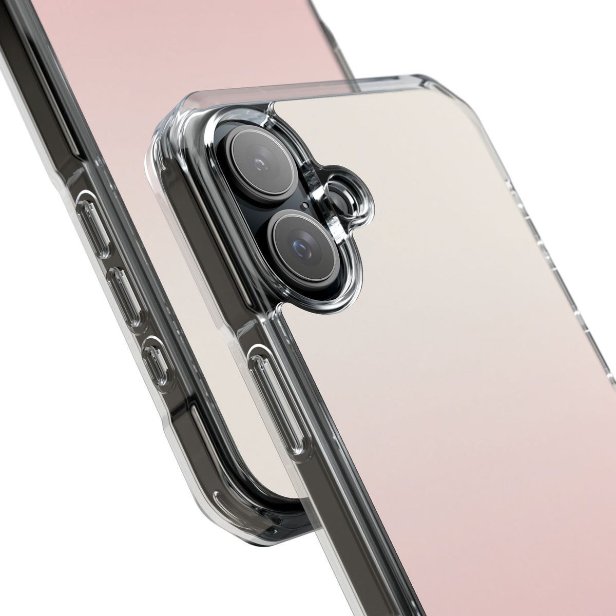 Blush Horizon · Clear Impact Magnetic Phone Case for iPhone ·  Pink