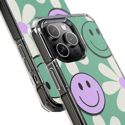 Smiley Daisy Glow iPhone 14 Pro Max Case - Impact