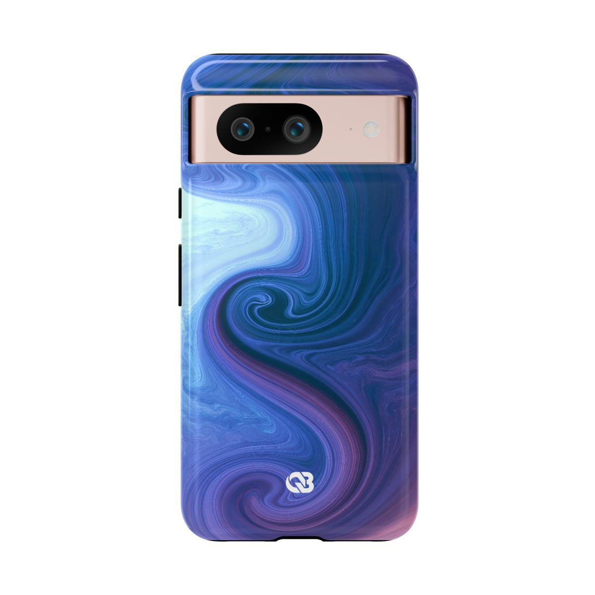 Azure Fluid Swirl · Tough Phone Case for Pixel ·  Blue