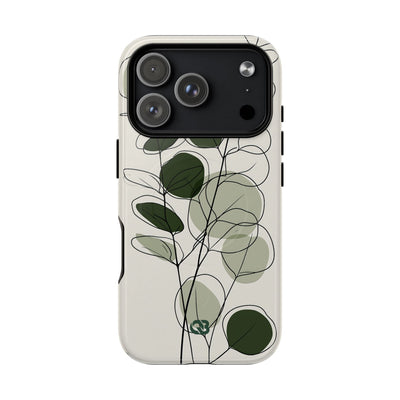 Eucalyptus Foliage Study · Tough 2.0 Magnetic Phone Case for iPhone · Green