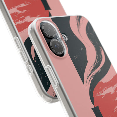 Pink Lite Phone Case for iPhone - Cinder Rose Plume