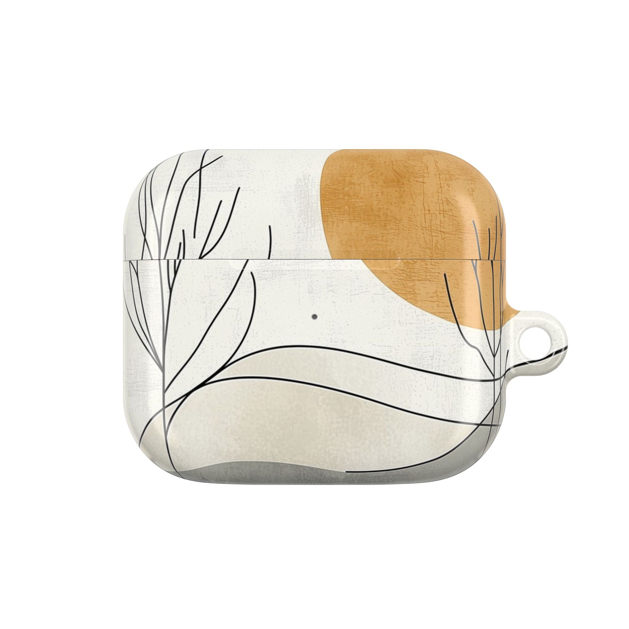 Orange Eclipse Trees - AirPods Case