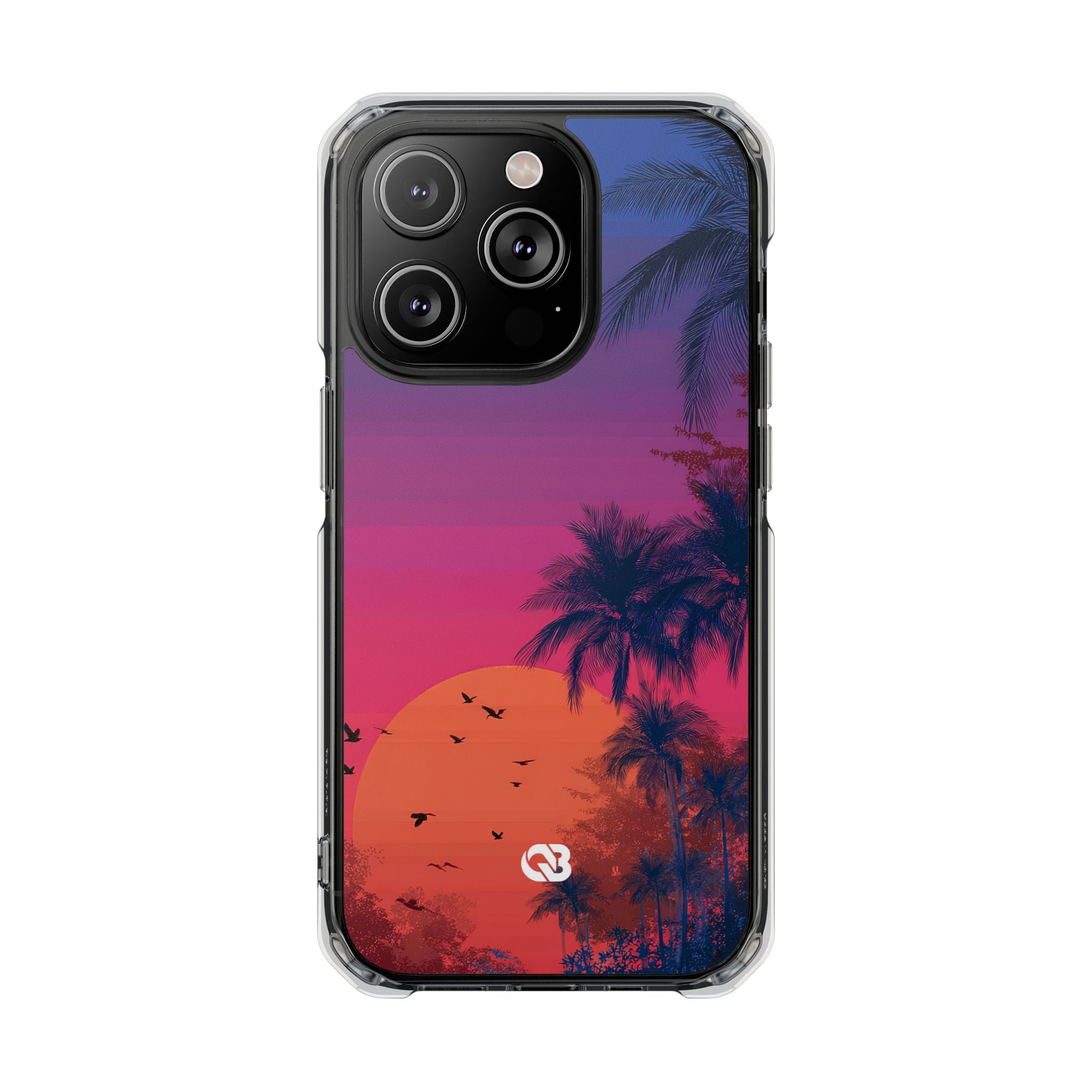 Neon Horizon Palms · Impact Phone Case for iPhone · Magsafe