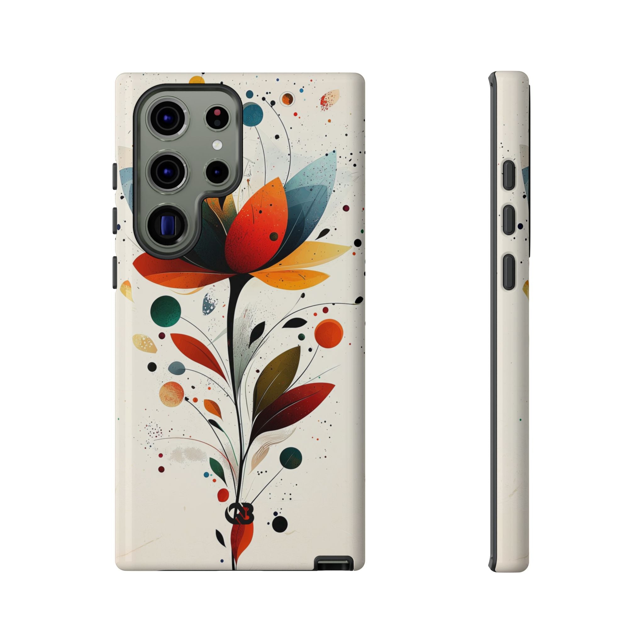 Burnt Petal Abstract · Tough Hoesje voor Samsung