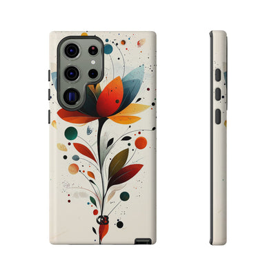 Burnt Petal Abstract · Tough Hoesje voor Samsung