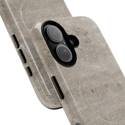 Grey Tough 2.0 Magsafe Phone Case for iPhone - Brutalist Stone Grit