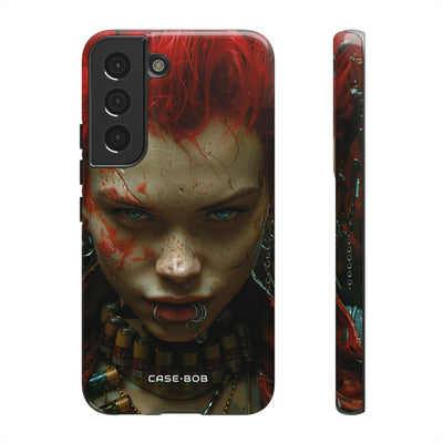 Red Spike Gaze Samsung S22 Case - Tough