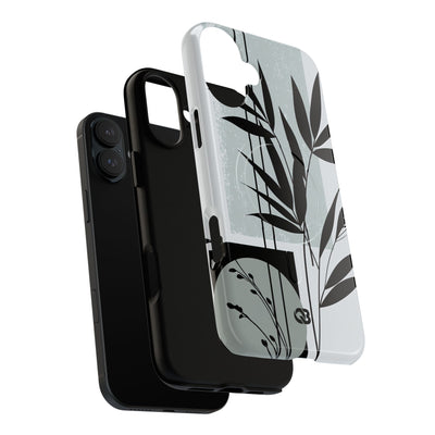 Grey Tough 2.0 Magsafe Phone Case for iPhone - Sage Bamboo Noir