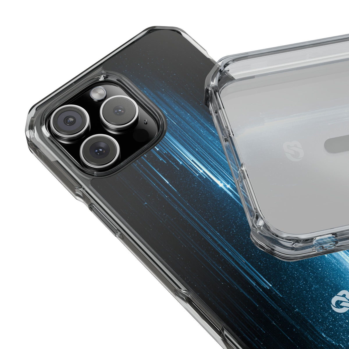 Nocturnal Cascade · Clear Impact Magnetic Phone Case for iPhone ·  Black