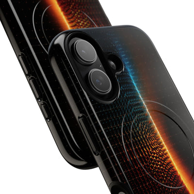 Luminous Refraction Grid · Tough 2.0 Magnetic Phone Case for iPhone · Black