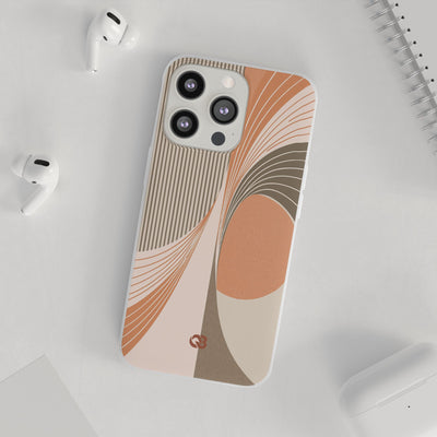 Terracotta Meridian · Lite Phone Case for iPhone ·  Orange