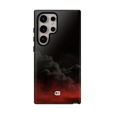 Crimson Fog Void · Tough Phone Case for Samsung · Black
