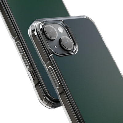 Green Impact MagSafe Phone Case for iPhone - Midnight Pine Horizon