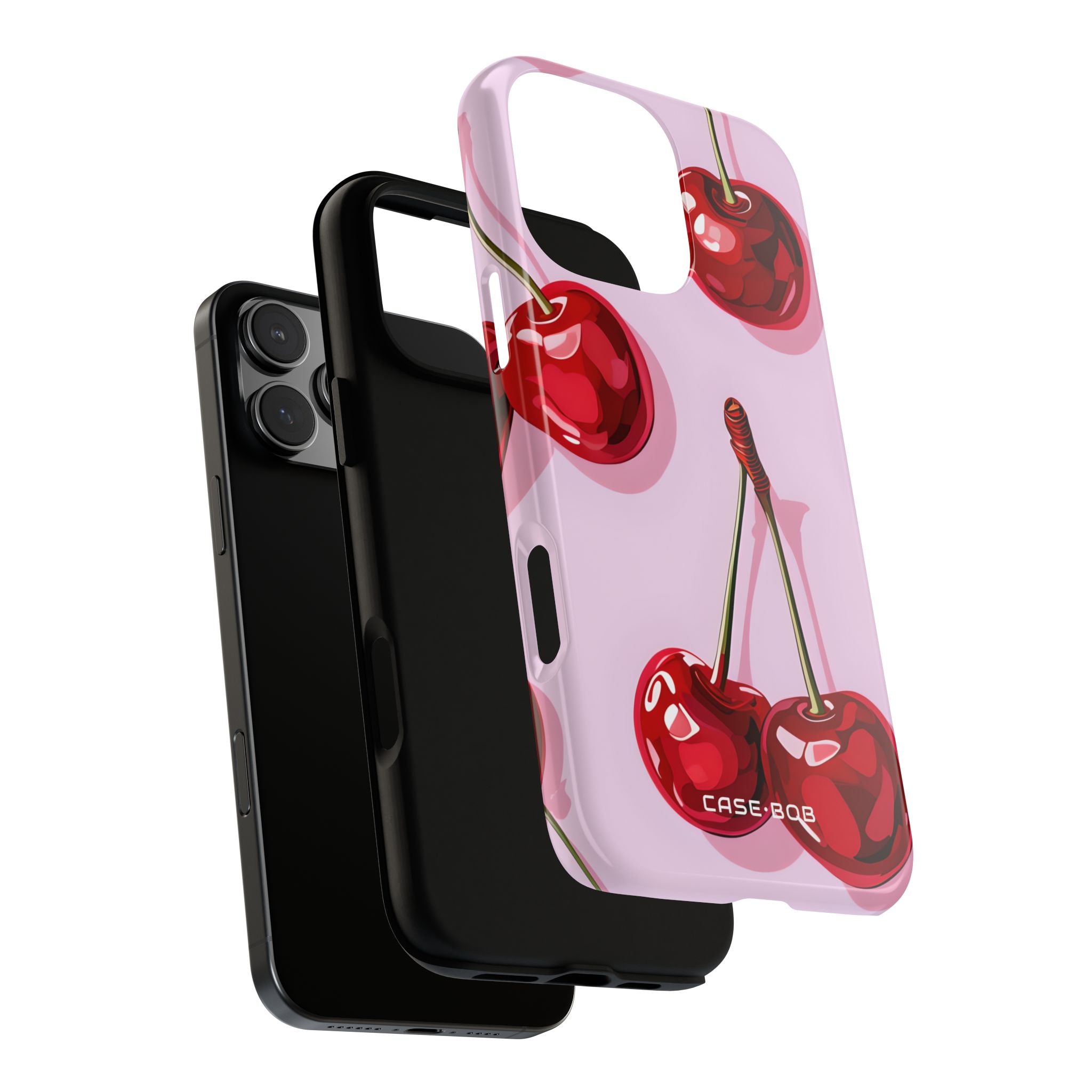 Glossy Cherry Burst iPhone 16 Pro Max Case - Tough - CASE•BOB