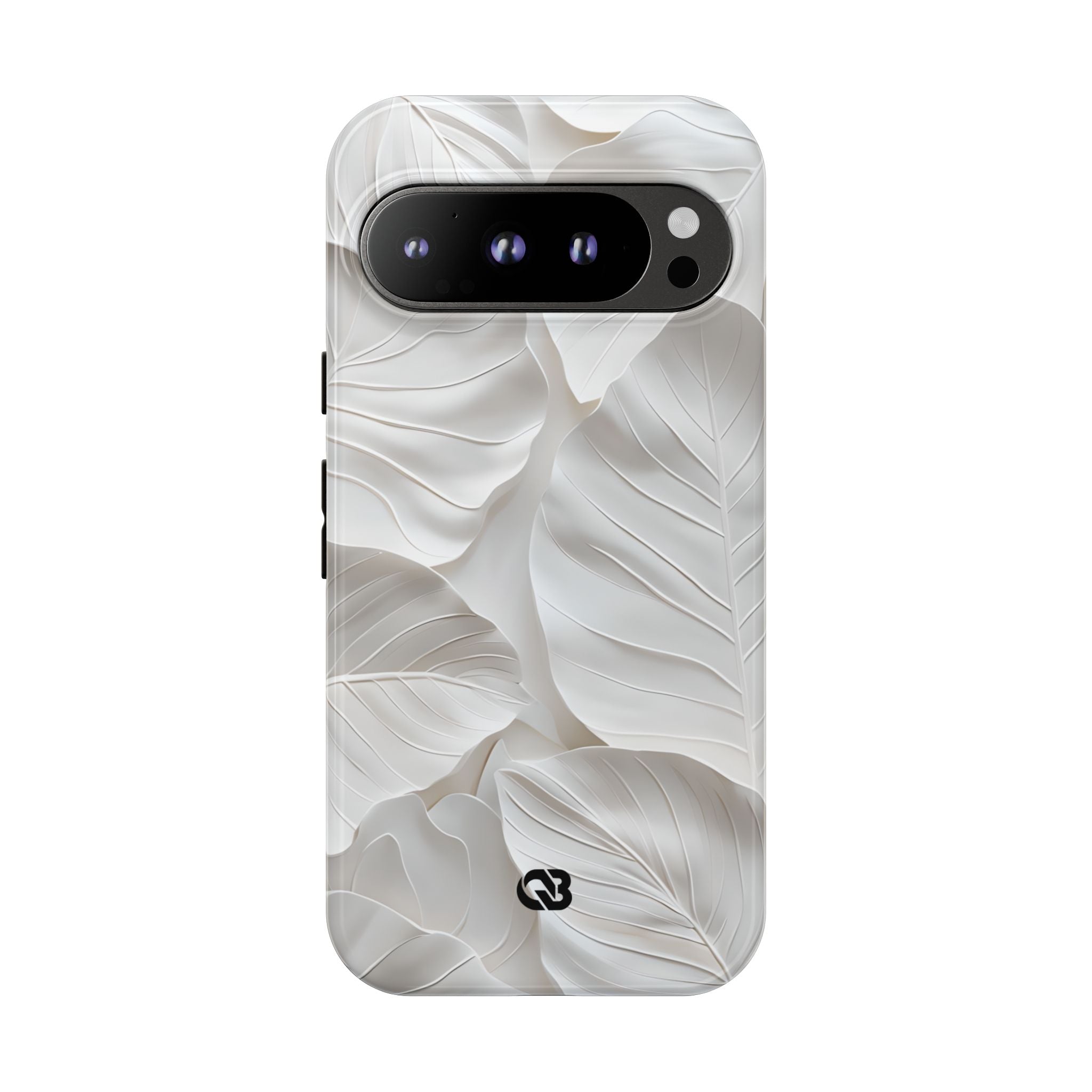 Sculpted Ivory Leaves · Tough Phone Case for Google Pixel