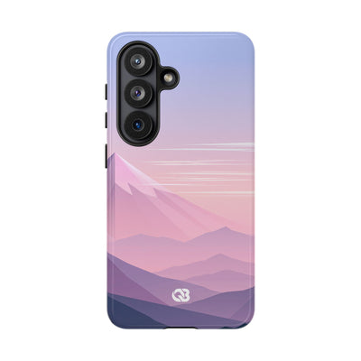 Purple Tough Phone Case for Samsung - Lavender Alpine Dawn
