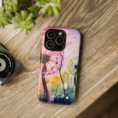 Pinker Löwenzahn Glow iPhone 16 Pro Case - Tough