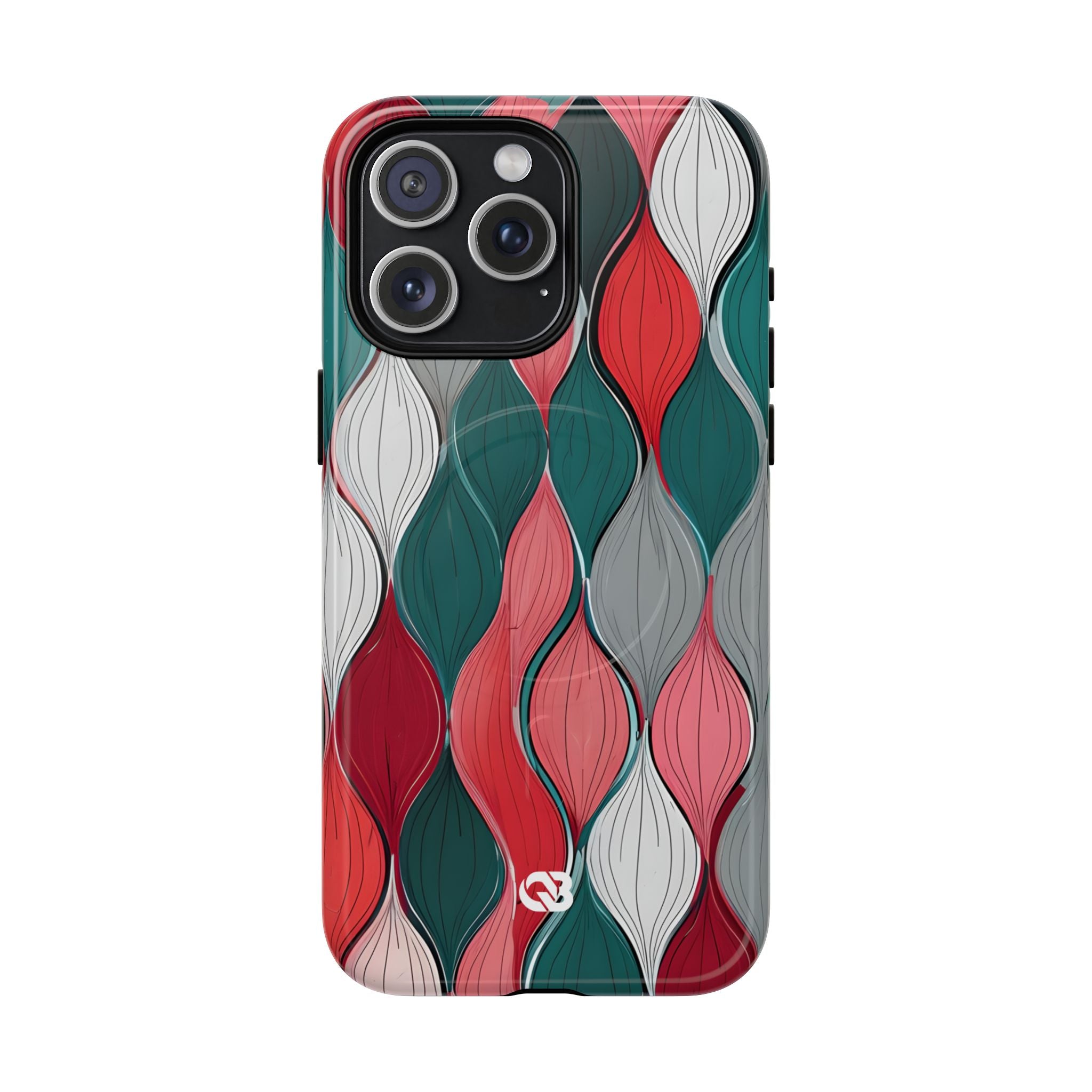 Slate Rose Ripple · Tough+ Hoesje voor iPhone · Magsafe