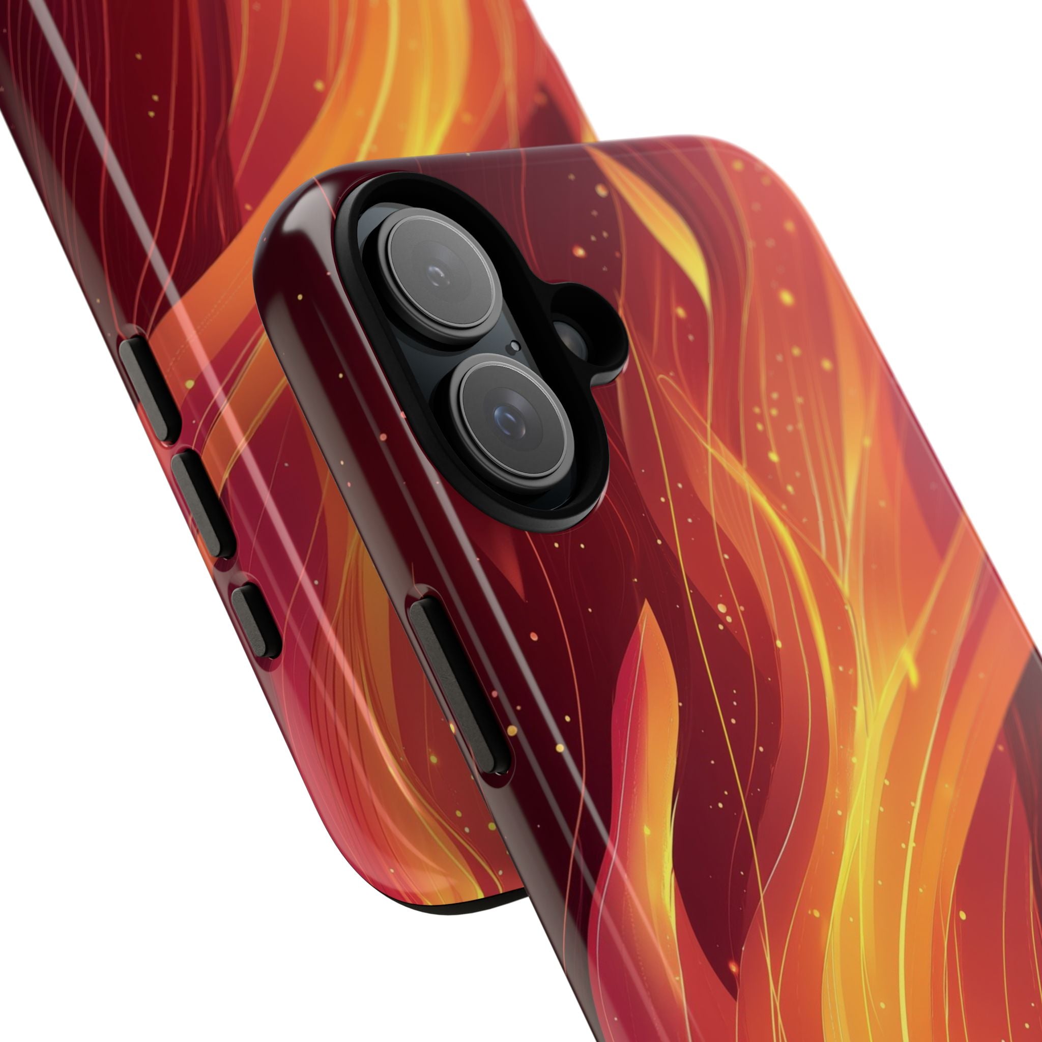 Glowing Flame iPhone 16 Plus Case - Tough