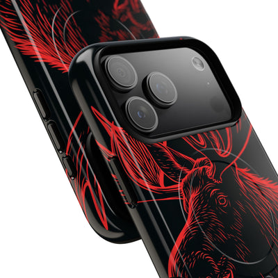 Nordic Elk · Tough 2.0 Magnetic Phone Case for iPhone · Black