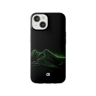 Nordic Mountain Contour · Lite Phone Case for iPhone ·  Black