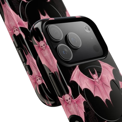 Pink Batwave iPhone 17 Pro Case - Tough+ - CASE•BOB