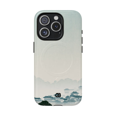 Blue Tough 2.0 Magsafe Phone Case for iPhone - Mist Valley Pagoda