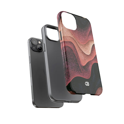 Rose Contour Waves · Tough Phone Case for iPhone · Pink