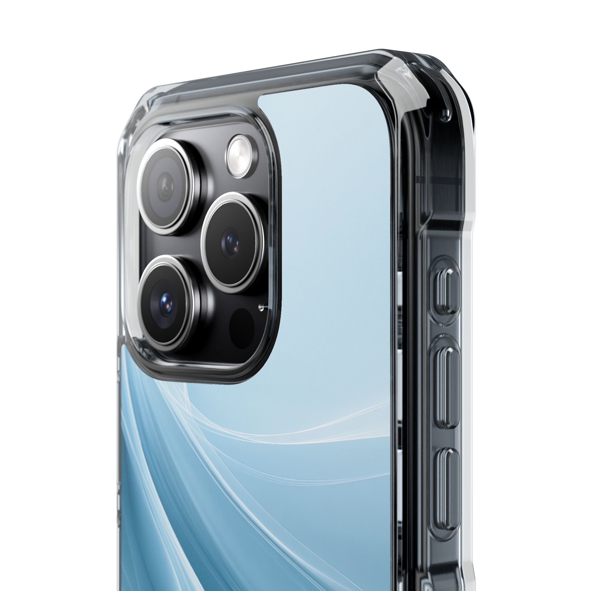 Blue Impact MagSafe Phone Case for iPhone - Arctic Silk Drift