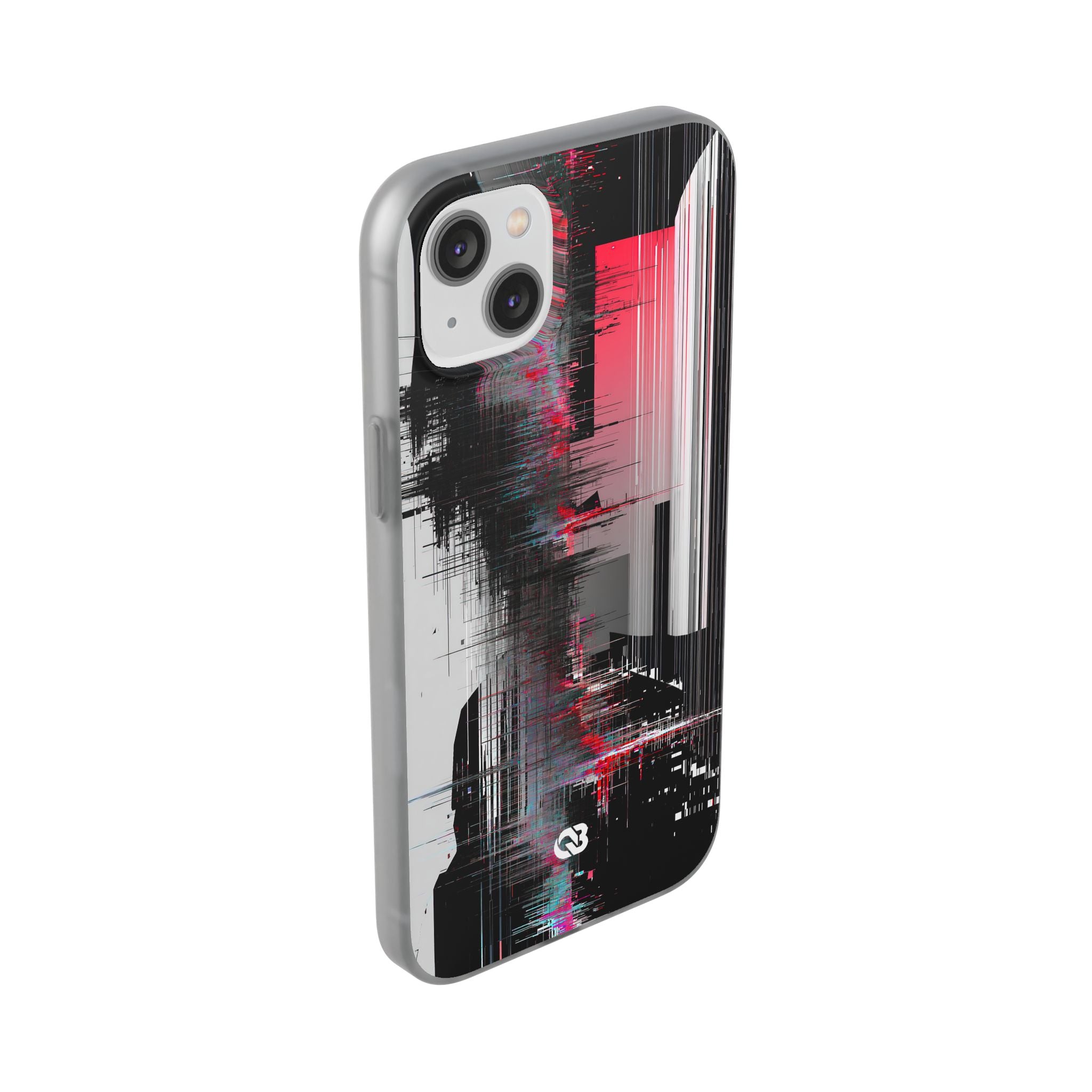 Black Lite Phone Case for iPhone - Crimson Data Leak