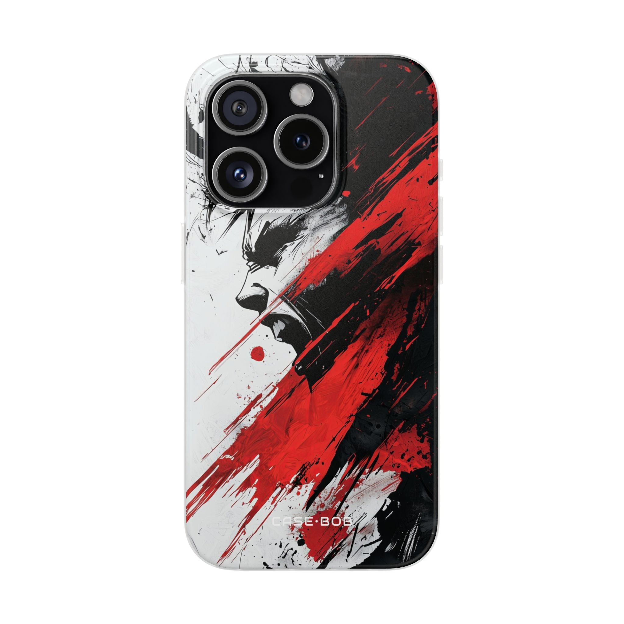Yelling Profil Explosions iPhone 15 Pro Case - Soft