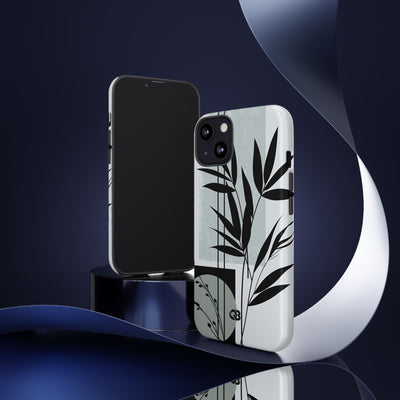 Zen Bamboo Silhouette · Tough Phone Case for iPhone · Green