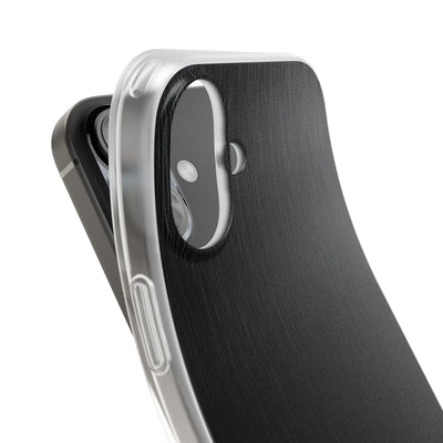 Obsidian Brushed Steel · Lite Phone Case for iPhone ·  Black