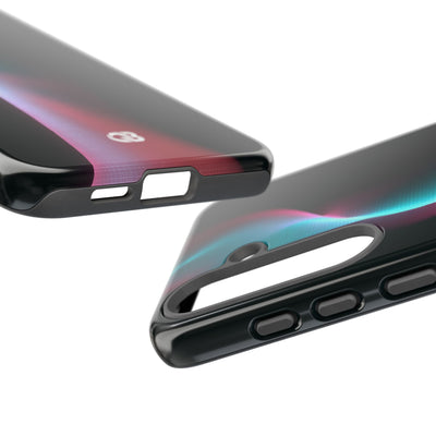 Neon Pixel Flow · Tough Phone Case for Samsung · Black
