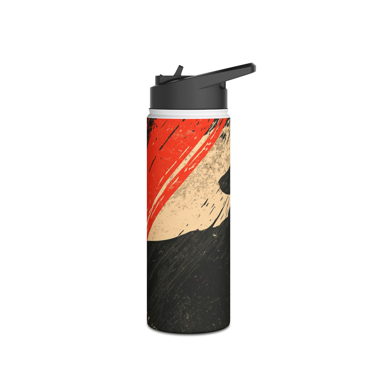 Urban Slash Camo · Insulated Water Bottle · Black