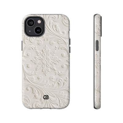 Sculpted Acanthus Relief · Tough Phone Case for iPhone · White