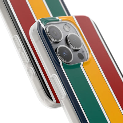 Retro Racing Bars · Soft Phone Case for iPhone