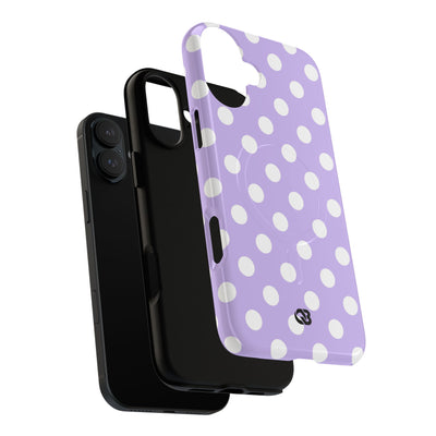 Lavender Polka Grid · Tough+ Phone Case for iPhone · Magsafe