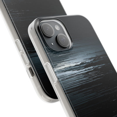 Black Lite Phone Case for iPhone - Frozen Signal Glitch