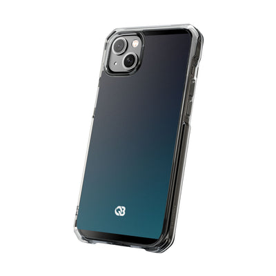 Abyssal Midnight · Clear Impact Magnetic Phone Case for iPhone · Blue