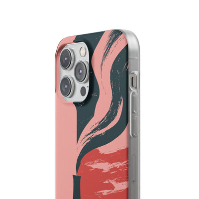 Pink Lite Phone Case for iPhone - Cinder Rose Plume