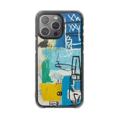 Azure Urban Scribble · Impact Custodia per iPhone · Magsafe