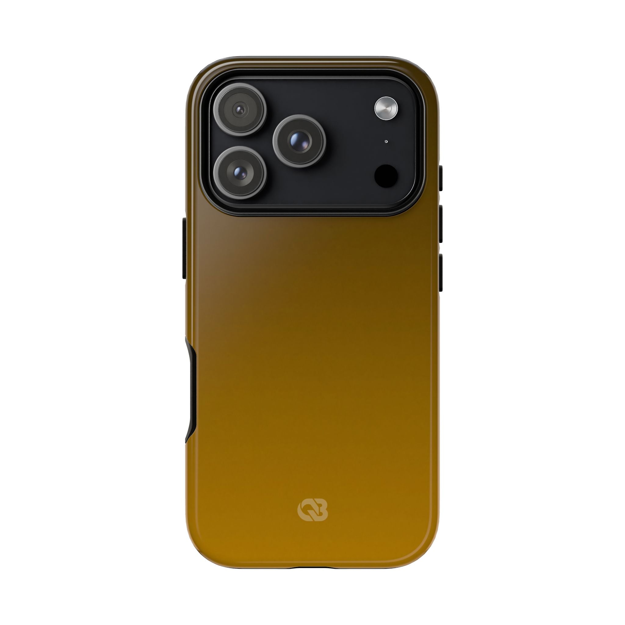 Gold Tough Phone Case for iPhone - Scorched Gold Haze