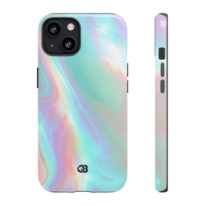 Prismatic Liquid Light · Tough Phone Case for iPhone · Teal