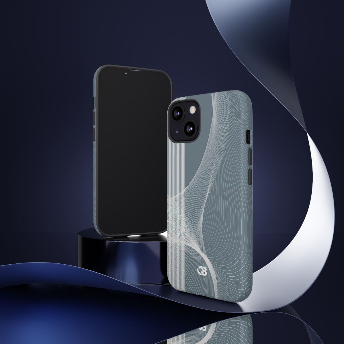 Kinetic Horizon · Tough Phone Case for iPhone · Grey