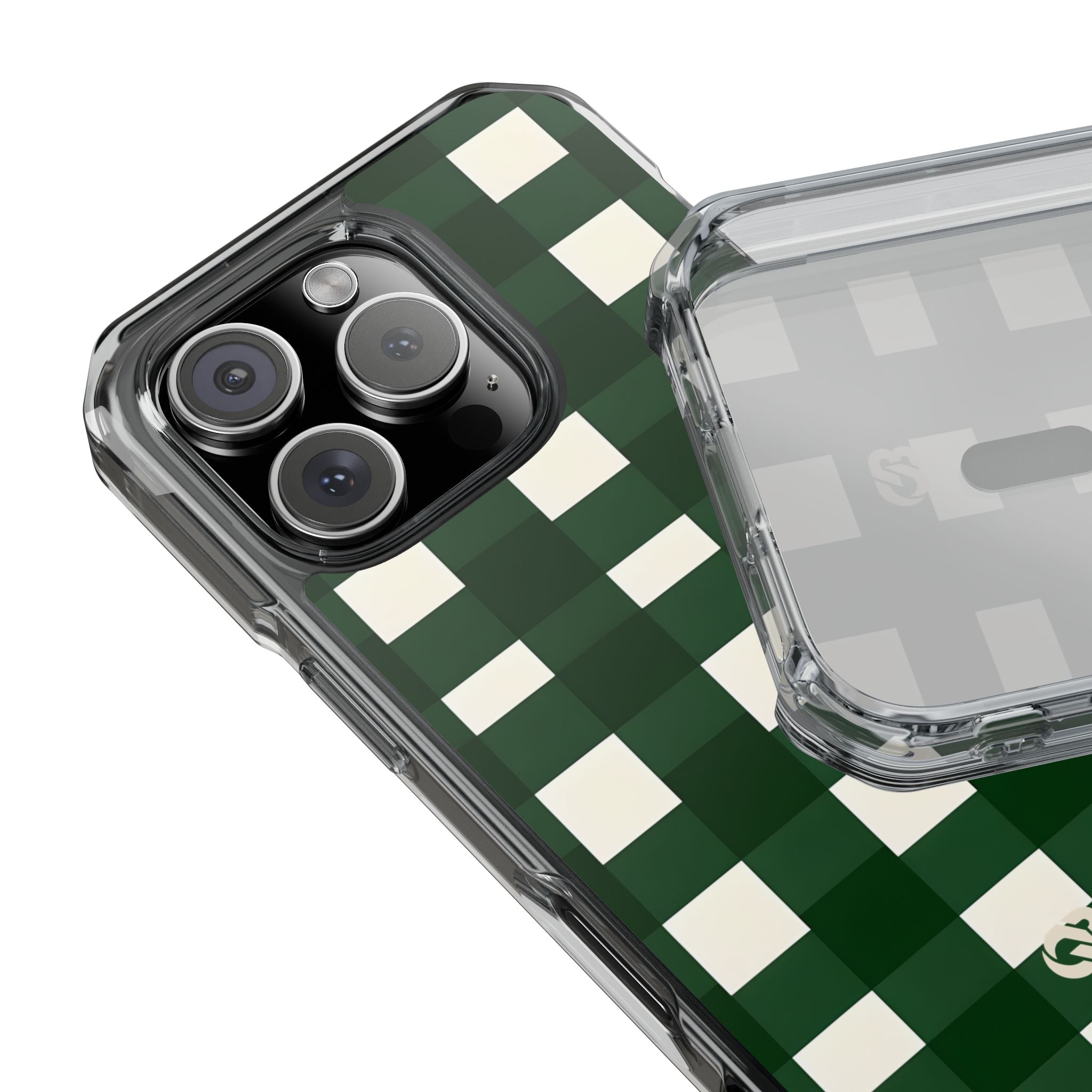 Hunter Green Rutig · Impact Mobilskal för iPhone · Magsafe