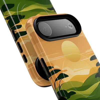 Verdant Horizon Sun · Tough+ Phone Case for iPhone · Magsafe